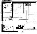 plan detail of bed